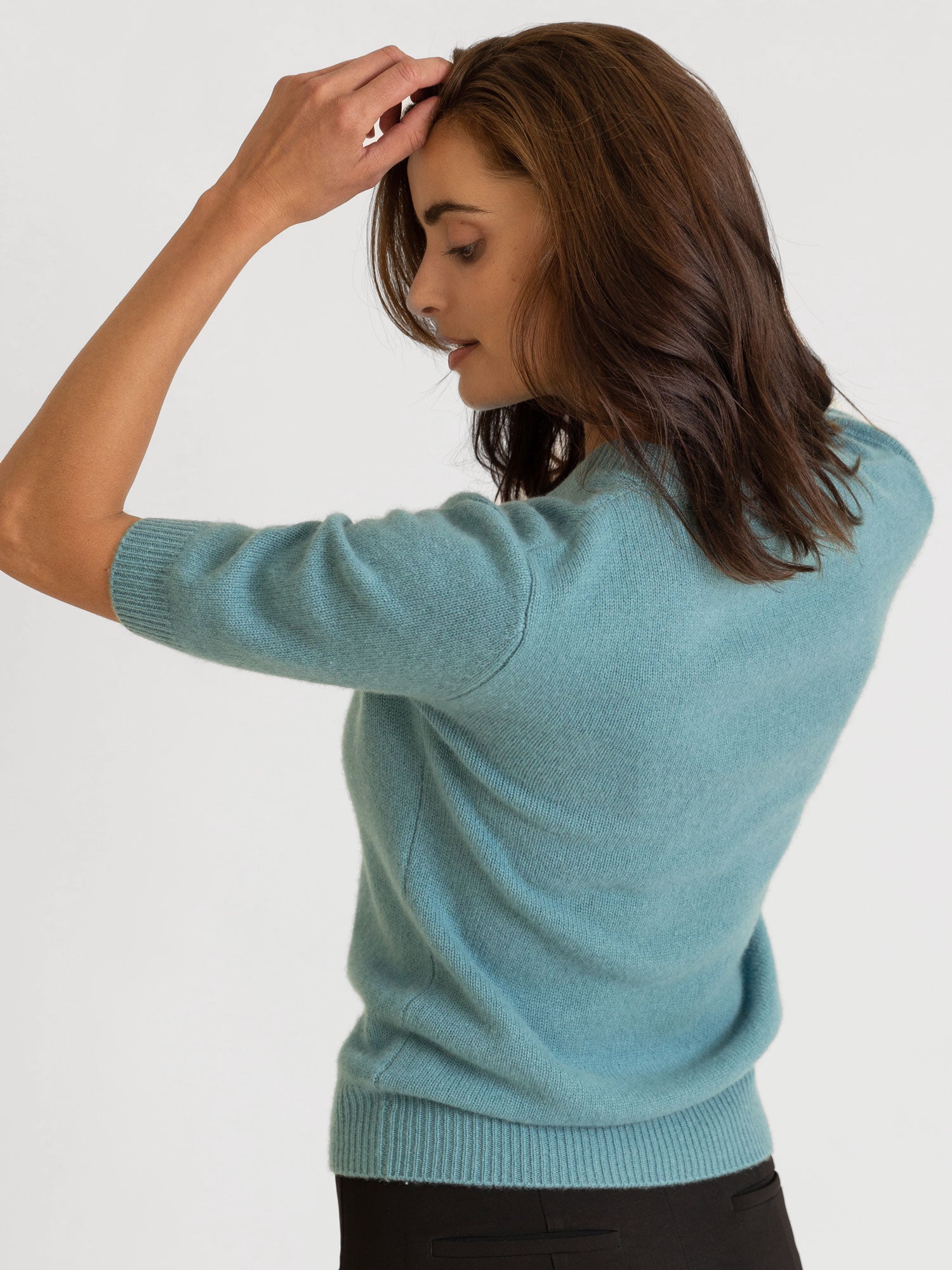 Mint green cashmere sweater shop