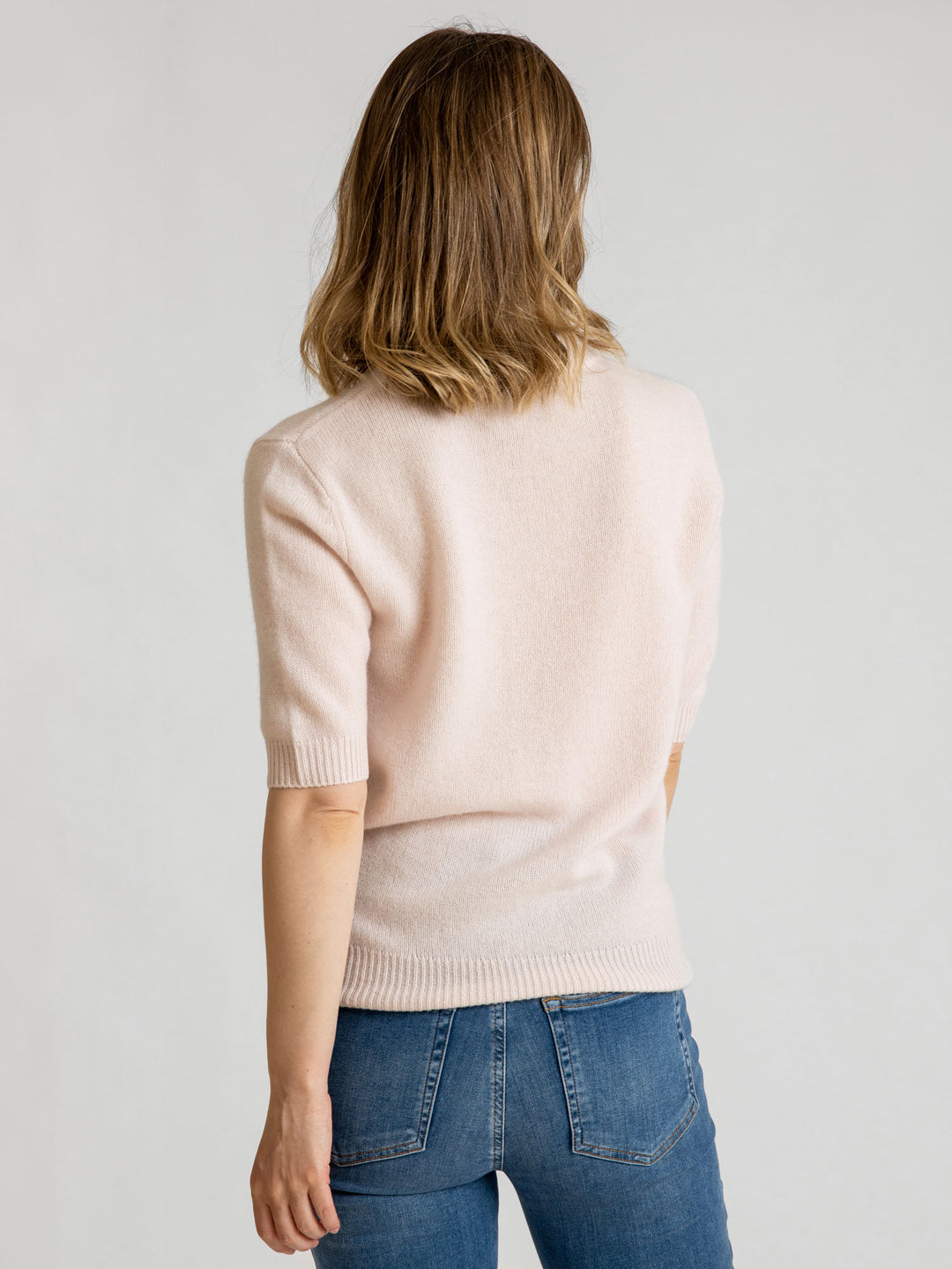 Cashmere sweater "Sofia" short sleeve, 100% cashmere, Norwegian design from Kashmina