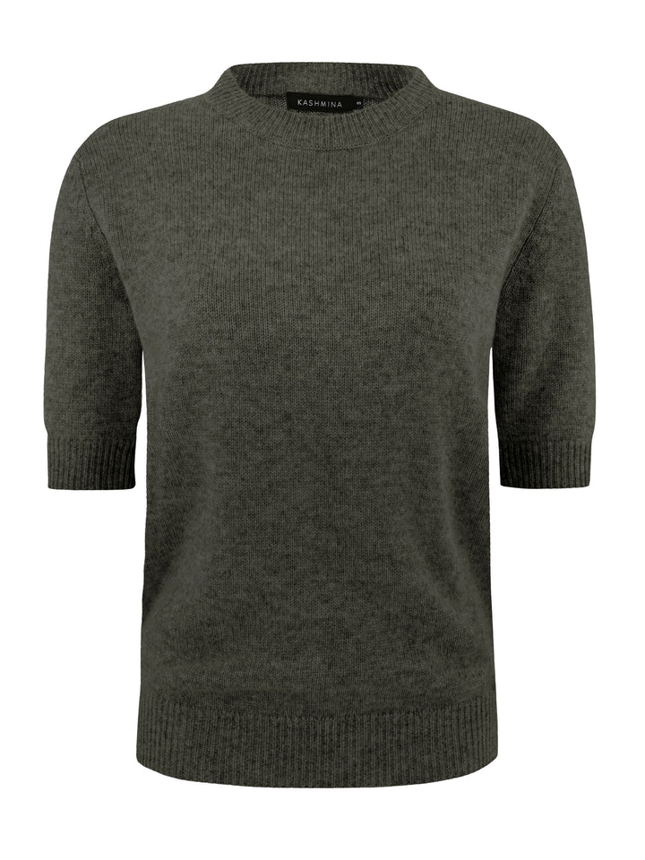 Short sleeved cashmere sweater from Kashmina 100% cashmere
