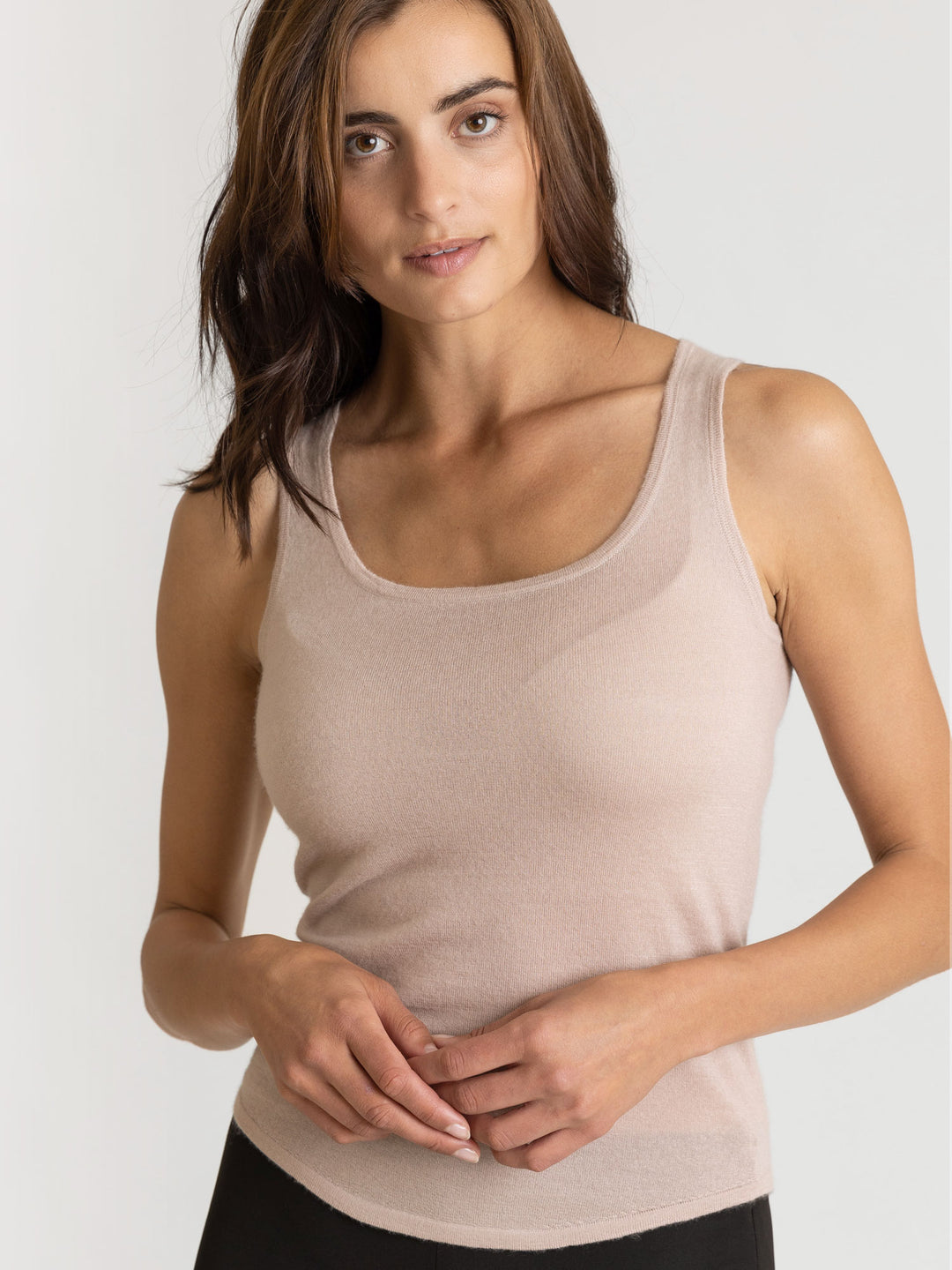 Cashmere singlet "Skin" 100% cashmere from Kashmina