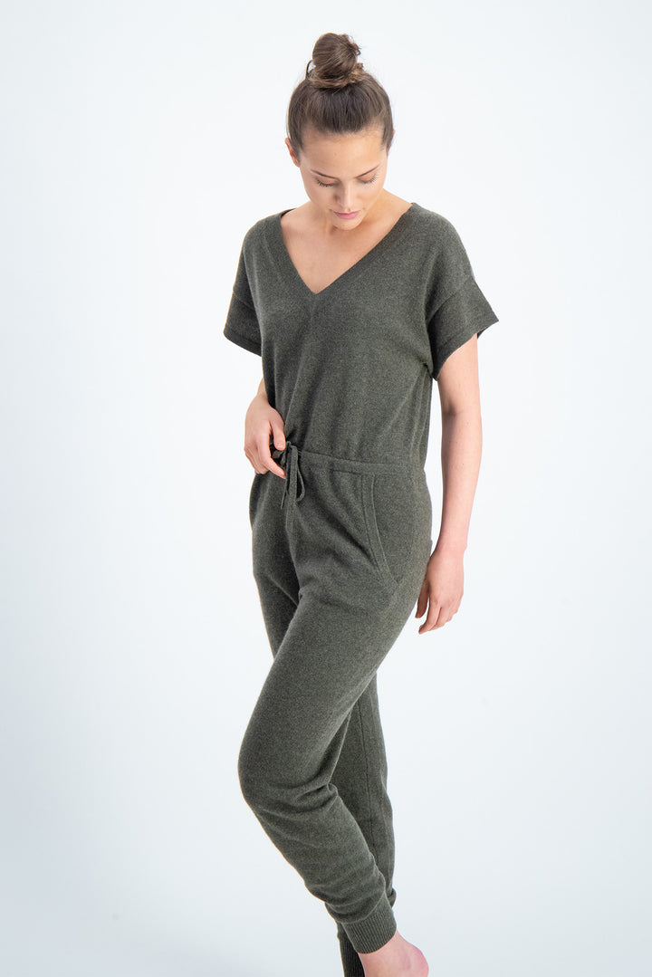 Cashmere jumpsuit in 100% cashmere by Kashmina