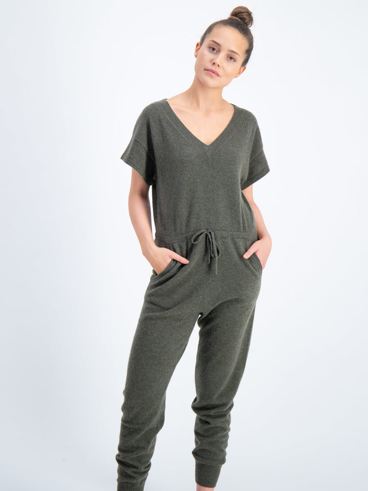Cashmere jumpsuit in 100% cashmere by Kashmina