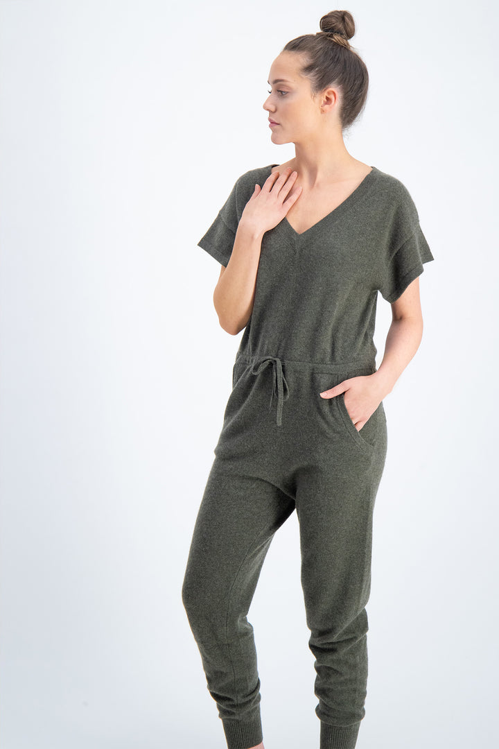 Cashmere jumpsuit in 100% cashmere by Kashmina