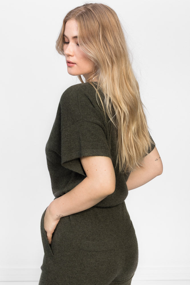 Cashmere jumpsuit in 100% cashmere by Kashmina