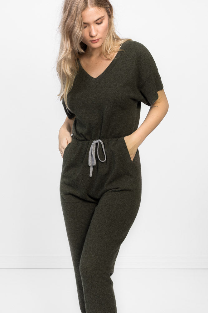 Cashmere jumpsuit in 100% cashmere by Kashmina