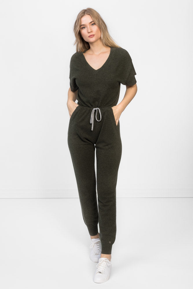 Cashmere jumpsuit in 100% cashmere by Kashmina