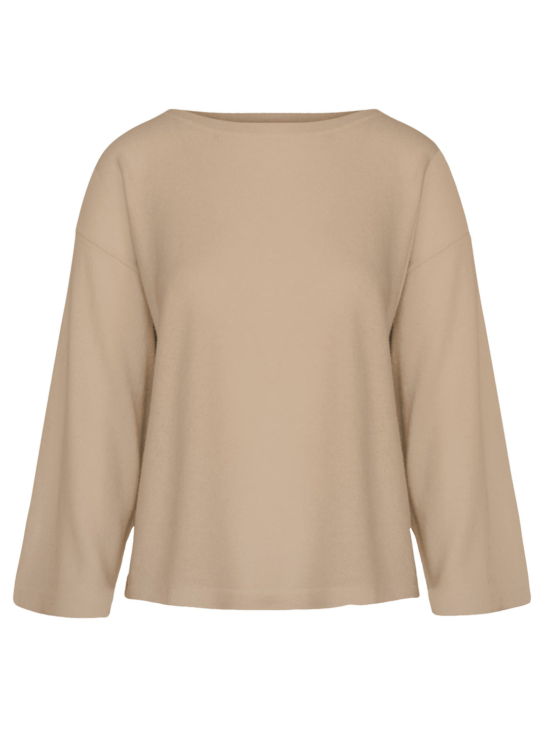 cashmere sweater, Flash, in 100% pure cashmere, by Kashmina, sand color