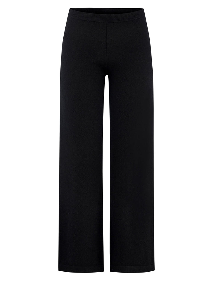 Cashmere wool pants "Classic Pants" in 100% cashmere wool. Color: Black. Scandinavian design by Kashmina.