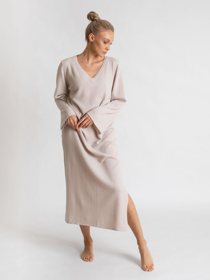 cashmere dress Bohéme Maxi by Kashmina 100% cashmere