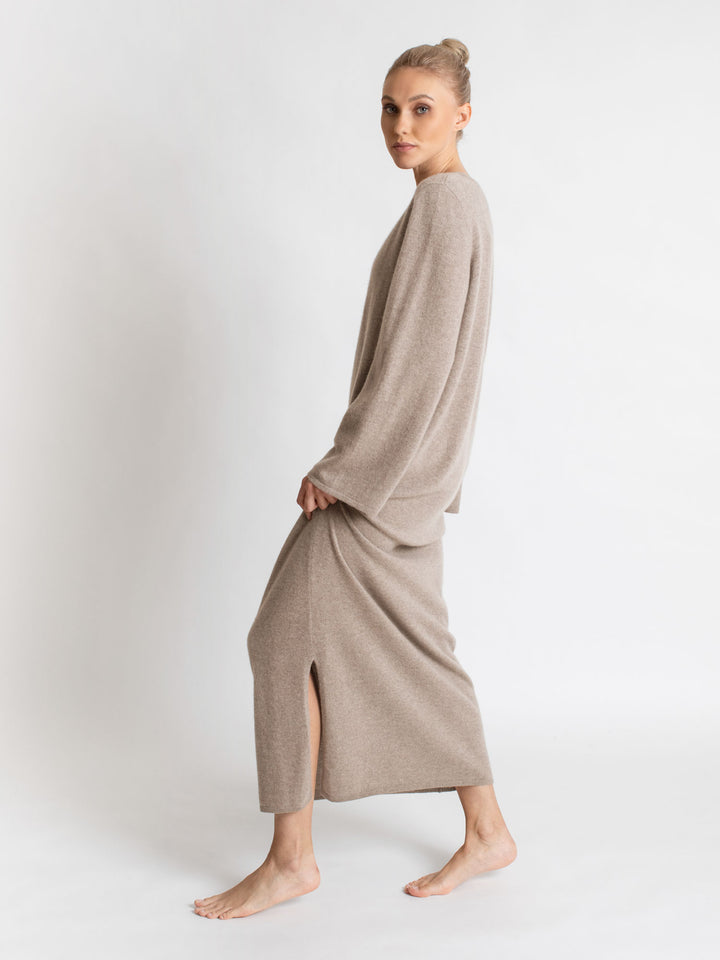 cashmere dress Bohéme Maxi by Kashmina 100% cashmere