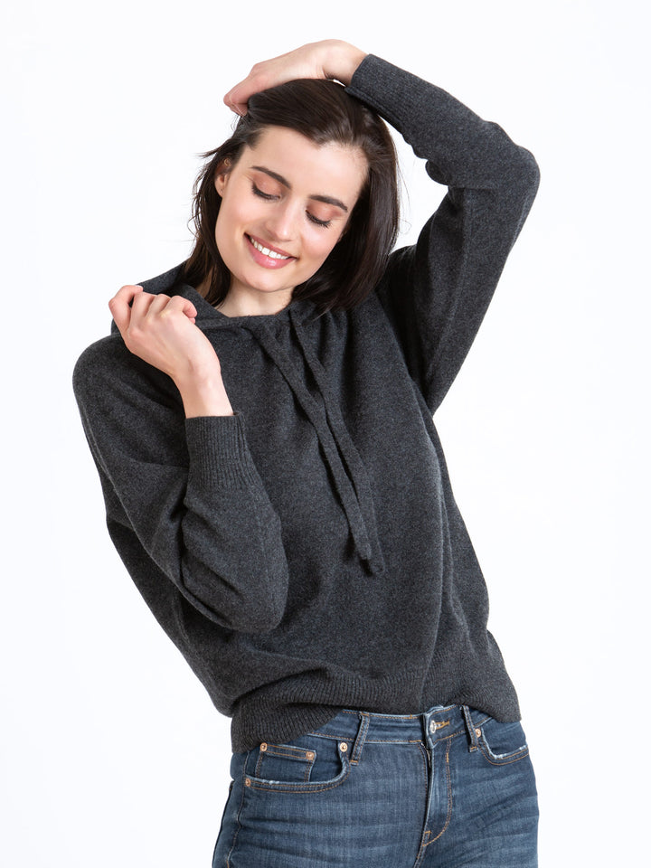 KASHMINA cashmere hoodie 100% cashmere